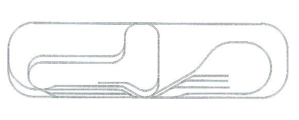 Der Gleisplan lässt die Größenordnung der Anlage erahnen.